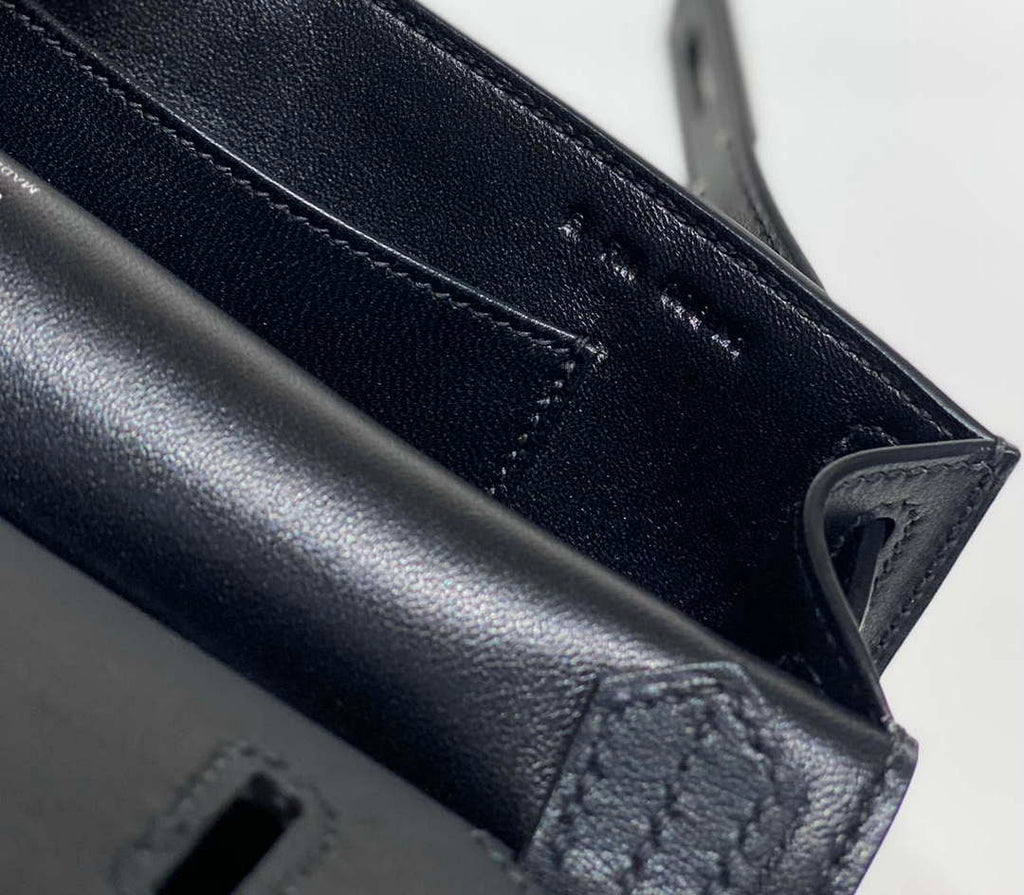 Hermes 316413 Jyspiere Leather Hermes bags Black H900915