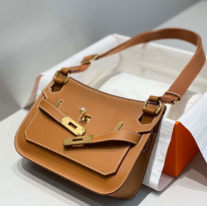 Hermes 316413 Jyspiere Leather Hermes bags Brown H900921 - Default Title - View 3