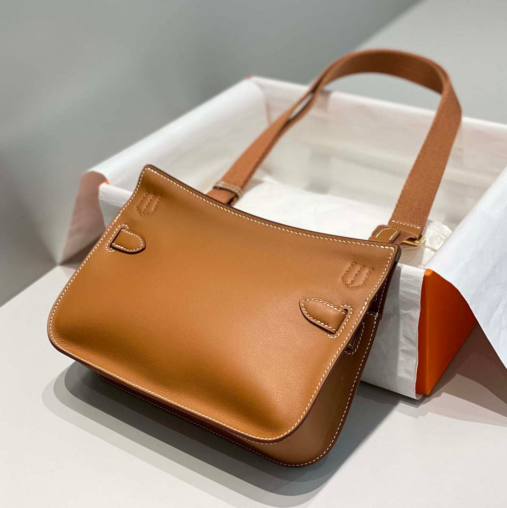Hermes 316413 Jyspiere Leather Hermes bags Brown H900921