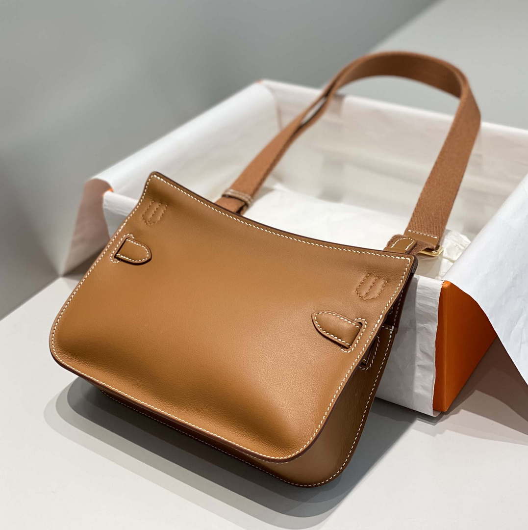 Hermes 316413 Jyspiere Leather Hermes bags Brown H900921 - Default Title - View 4