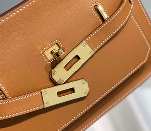 Hermes 316413 Jyspiere Leather Hermes bags Brown H900921 - Default Title - View 6
