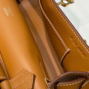 Hermes 316413 Jyspiere Leather Hermes bags Brown H900921 - Default Title - View 9