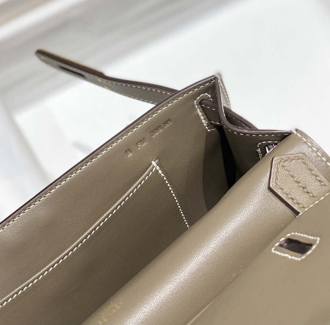 Hermes 316413 Jyspiere Leather Hermes bags Elephant gray H900912 - Default Title - View 8