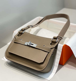 Hermes 316413 Jyspiere Leather Hermes bags Elephant gray H900913 - Default Title - View 3