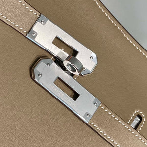 Hermes 316413 Jyspiere Leather Hermes bags Elephant gray H900913 - Default Title - View 5