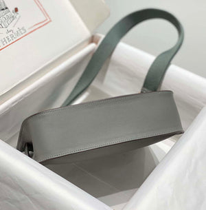 Hermes 316413 Jyspiere Leather Hermes bags Gray h900920 - Default Title - View 3