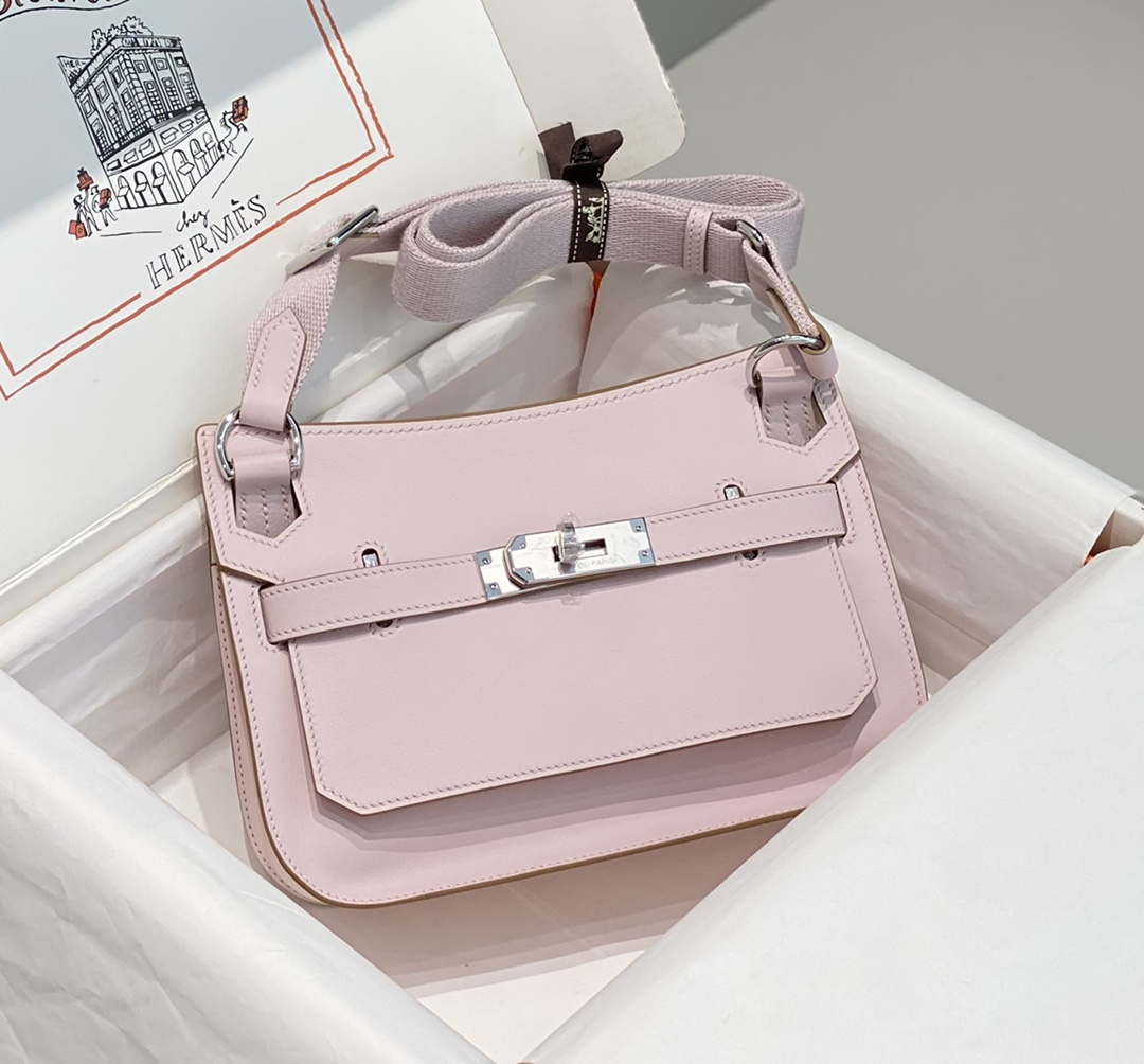 Hermes 316413 Jyspiere Leather Hermes bags Pink H900916 - Default Title - View 1