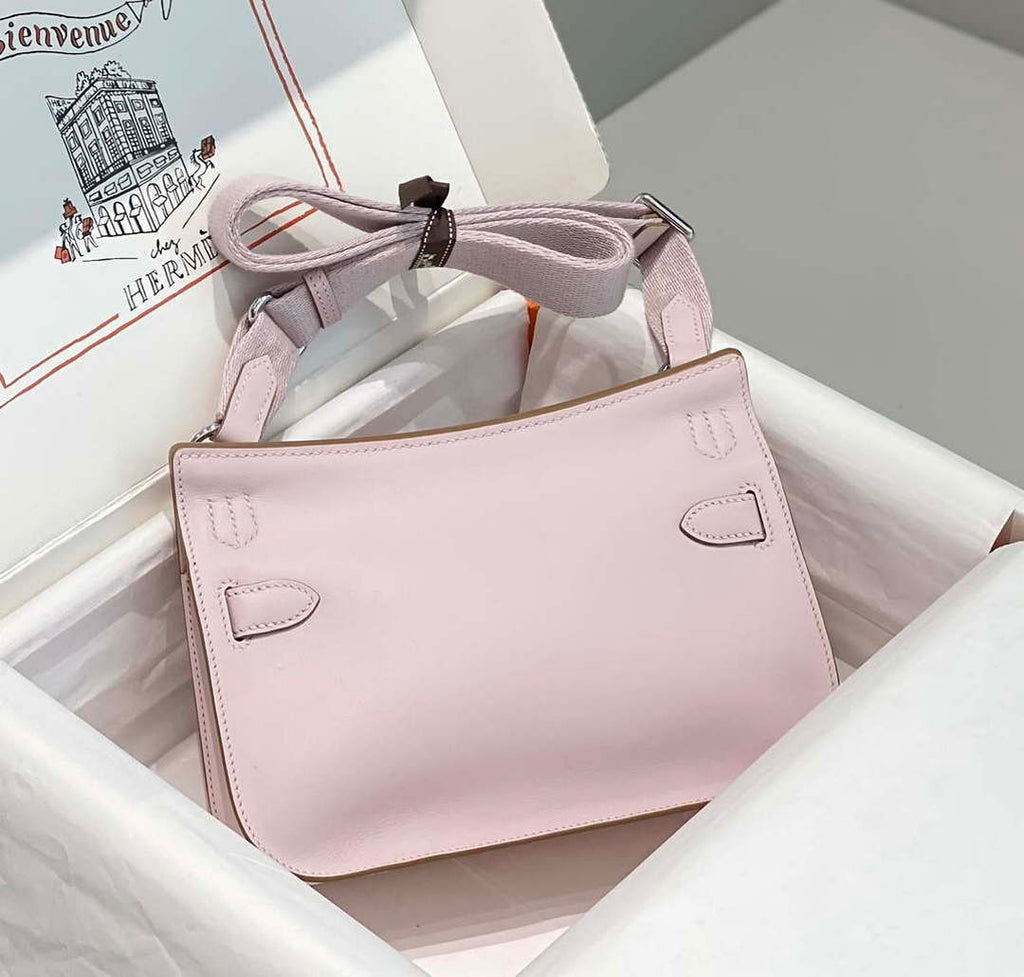 Hermes 316413 Jyspiere Leather Hermes bags Pink H900916