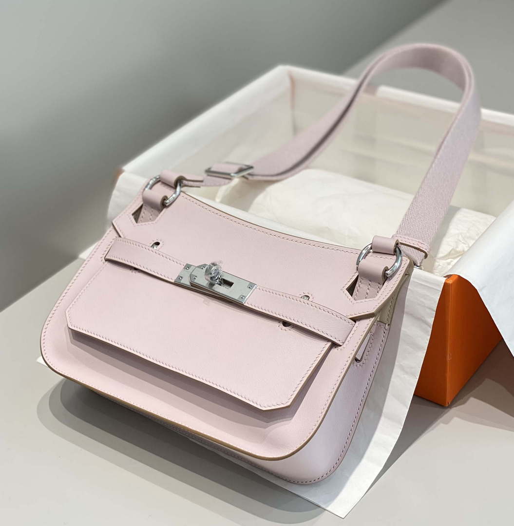 Hermes 316413 Jyspiere Leather Hermes bags Pink H900916 - Default Title - View 3