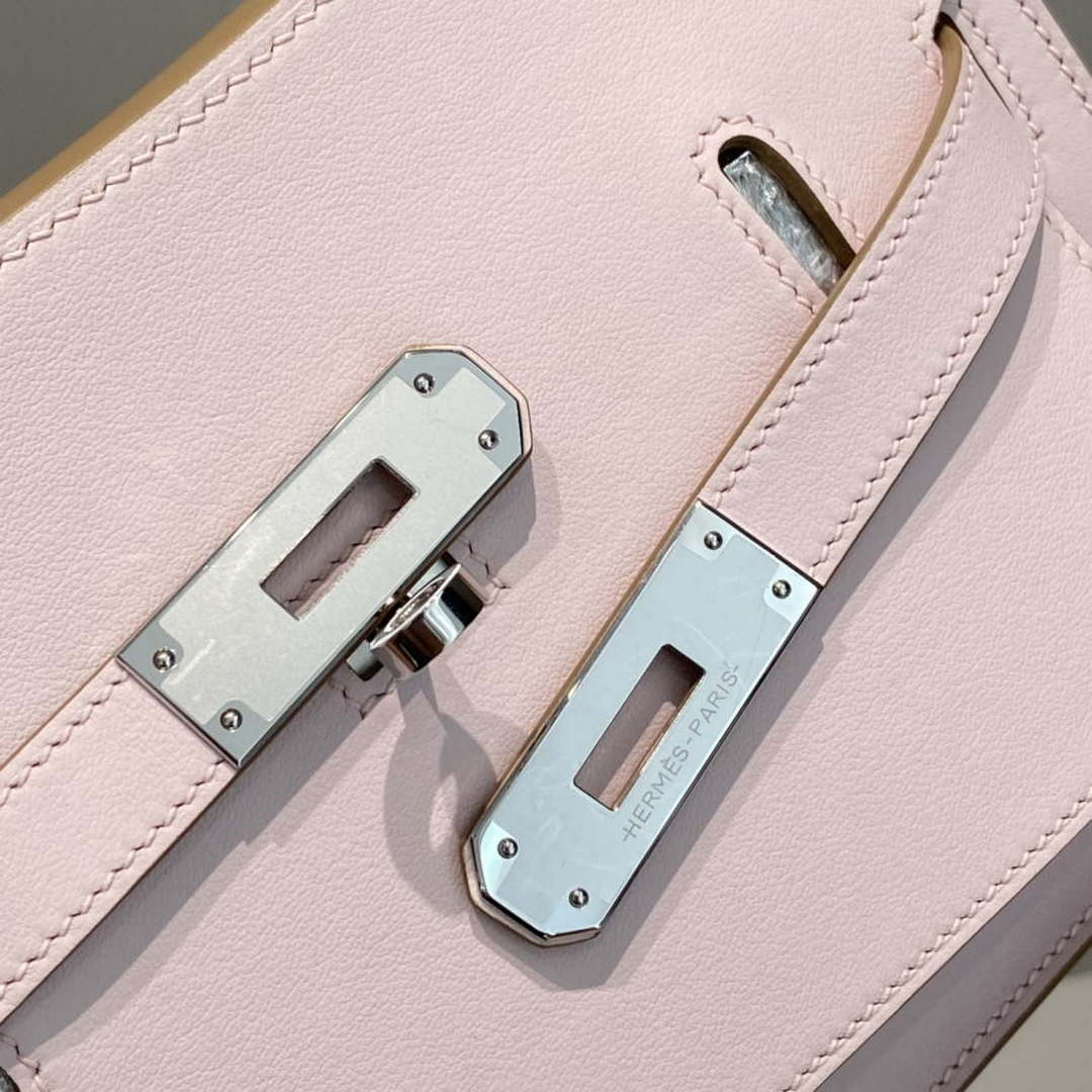 Hermes 316413 Jyspiere Leather Hermes bags Pink H900916