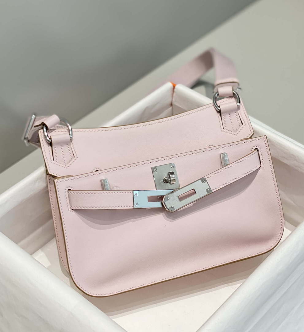 Hermes 316413 Jyspiere Leather Hermes bags Pink H900916