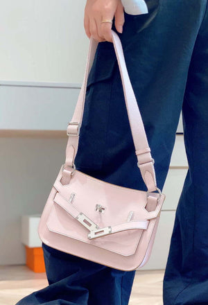 Hermes 316413 Jyspiere Leather Hermes bags Pink H900916 - Default Title - View 12