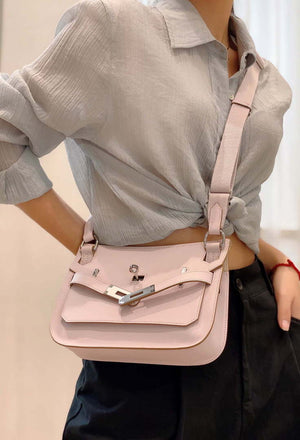 Hermes 316413 Jyspiere Leather Hermes bags Pink H900916 - Default Title - View 13