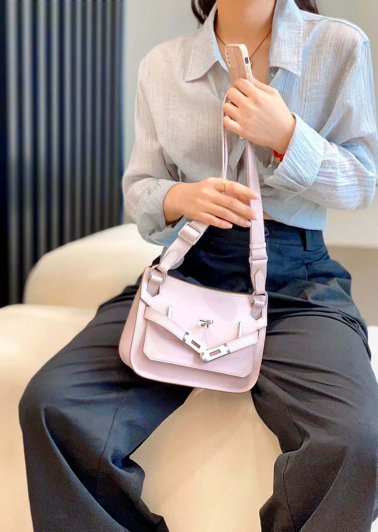 Hermes 316413 Jyspiere Leather Hermes bags Pink H900916