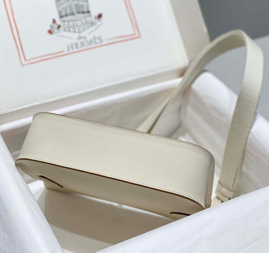 Hermes 316413 Jyspiere Leather Hermes bags White H900917