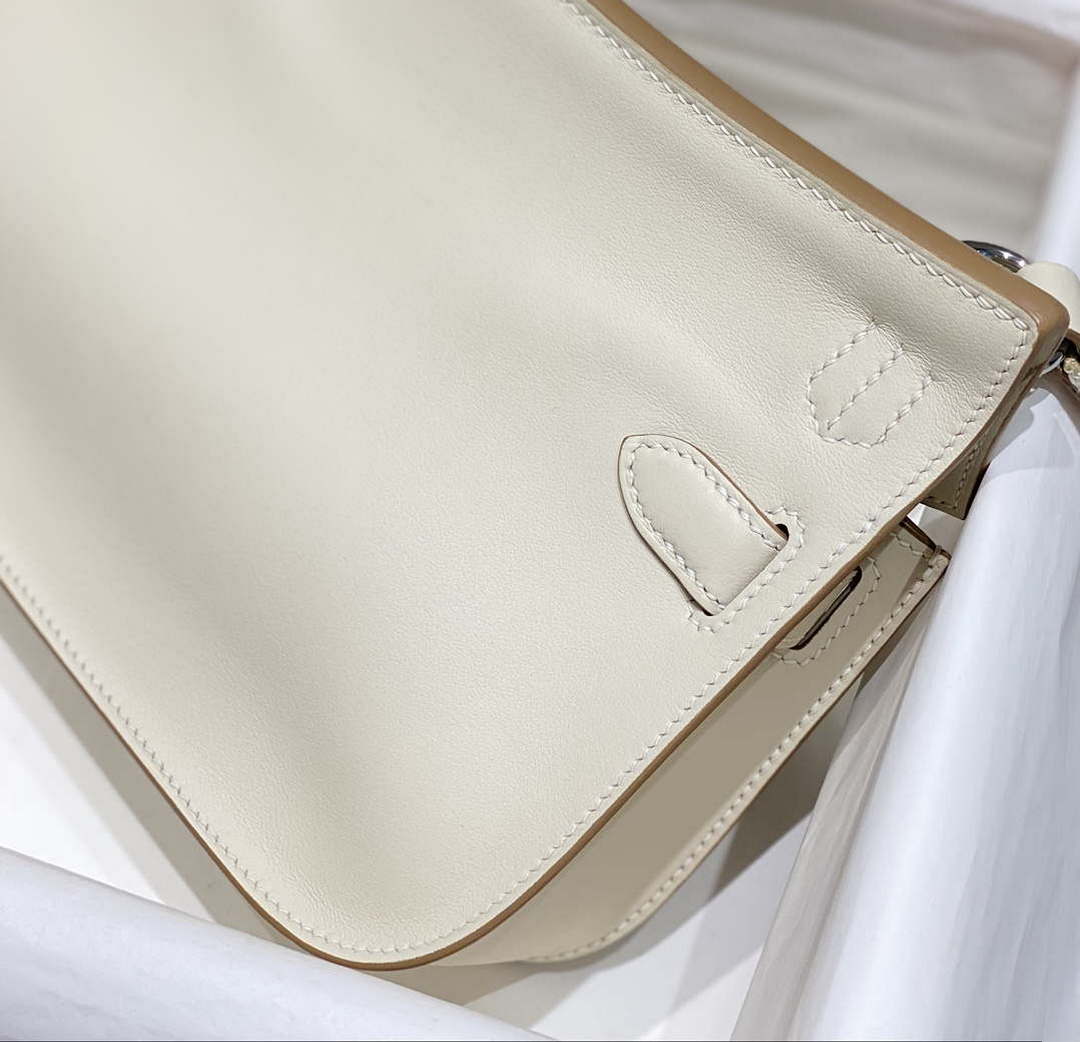 Hermes 316413 Jyspiere Leather Hermes bags White H900917 - Default Title - View 5