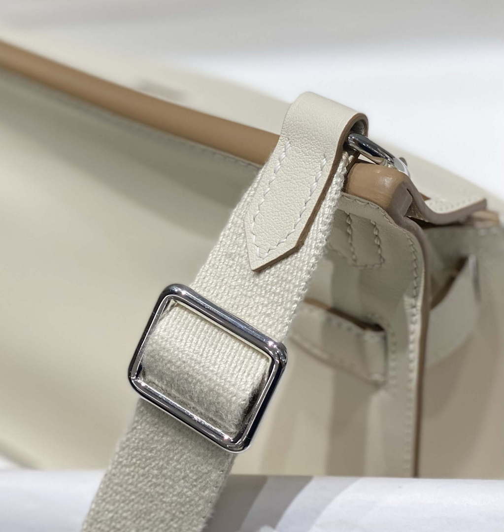 Hermes 316413 Jyspiere Leather Hermes bags White H900917 - Default Title - View 7