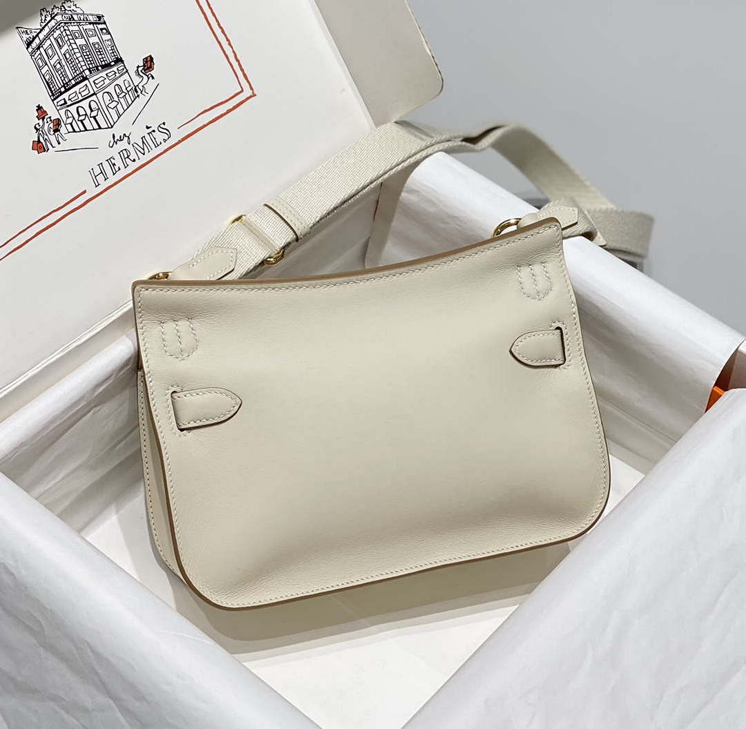 Hermes 316413 Jyspiere Leather Hermes bags White H900918 - Default Title - View 2