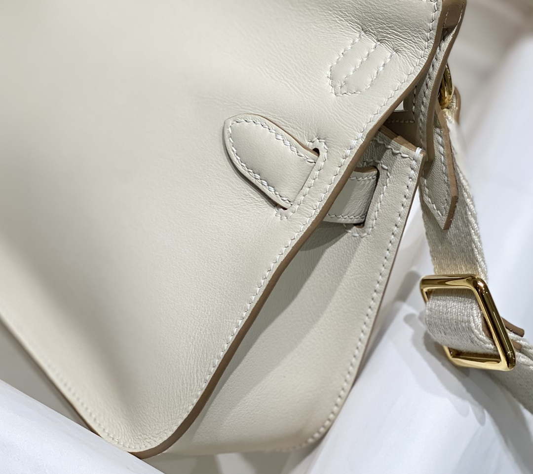 Hermes 316413 Jyspiere Leather Hermes bags White H900918