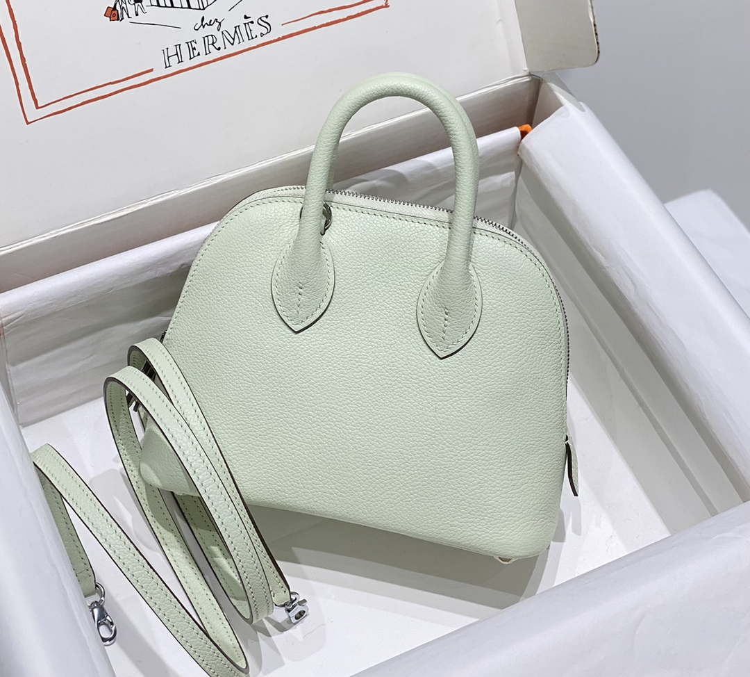 Hermes 316419 Bolide 1923 Mini Leather Bag H900969 - Default Title - View 2