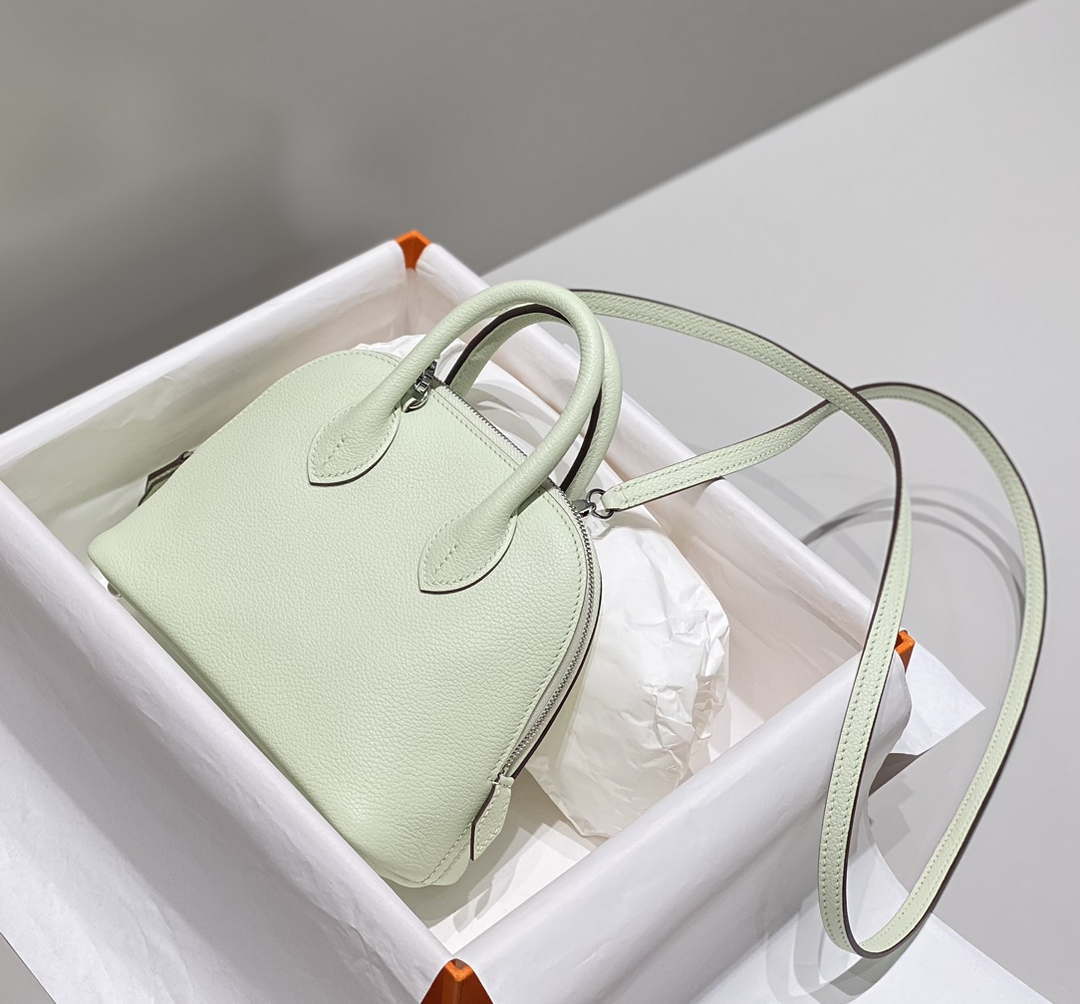 Hermes 316419 Bolide 1923 Mini Leather Bag H900969 - Default Title - View 3
