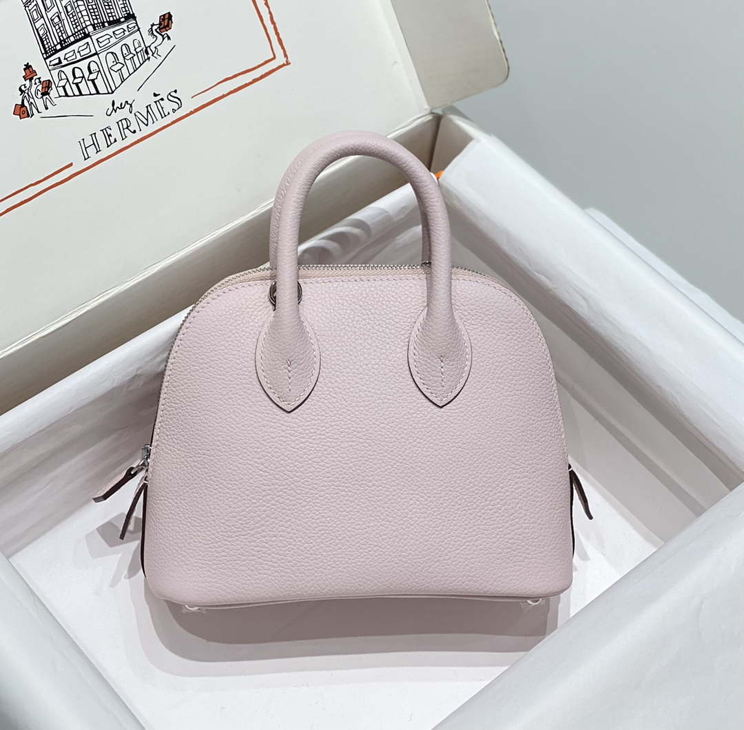 Hermes 316419 Bolide 1923 Mini Leather Bag H900970 - Default Title - View 1