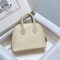 Hermes 316419 Bolide 1923 Mini Leather Bag H900972 - Sliver - View 1