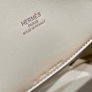 Hermes 316419 Bolide 1923 Mini Leather Bag H900972 - Sliver - View 9