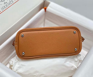 Hermes 316419 Bolide 1923 Mini Leather Bag H900973 - Sliver - View 4