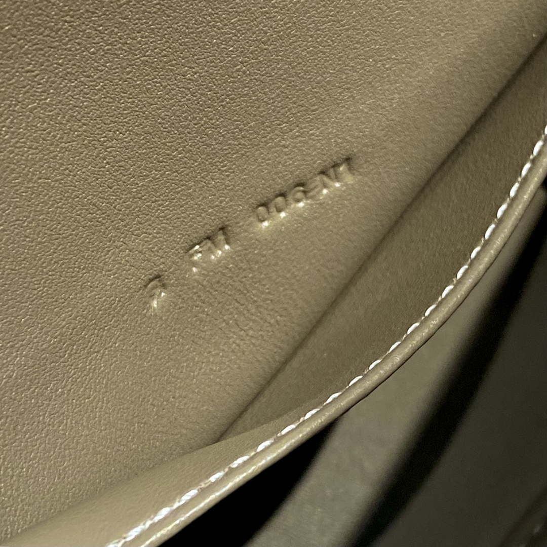Hermes 316419 Bolide 1923 Mini Leather Bag H900974 - Sliver - View 8