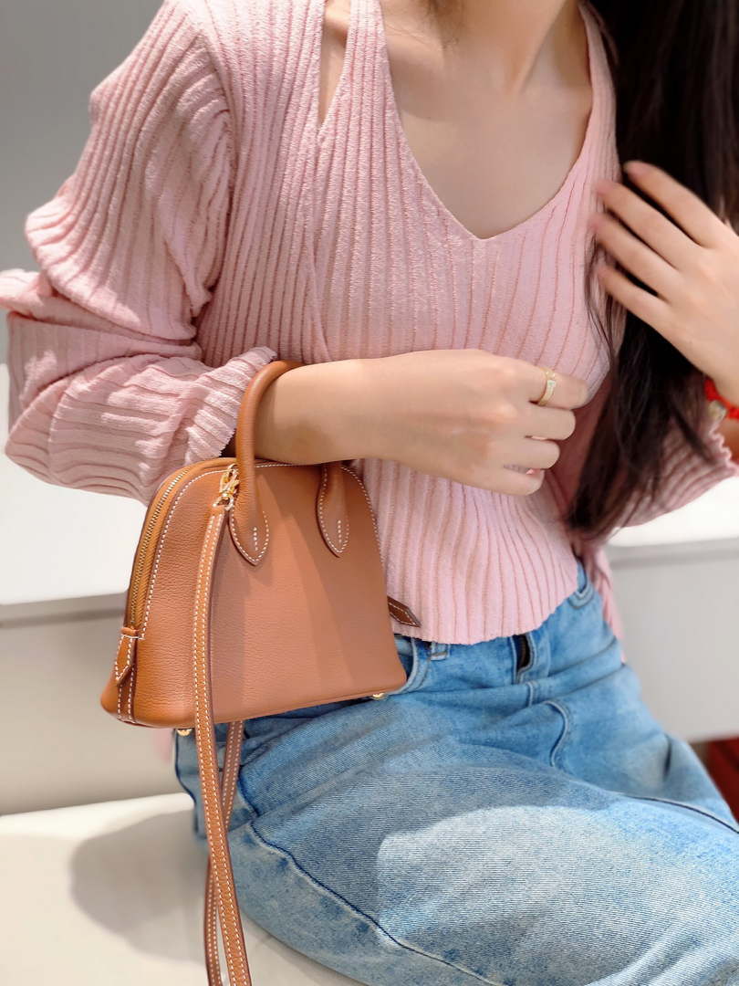 Hermes 316419 Bolide 1923 Mini Leather Bag H900973