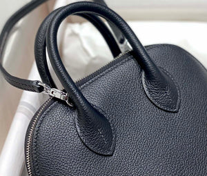 Hermes 316419 Bolide 1923 Mini Leather Bag H900975 - Sliver - View 6