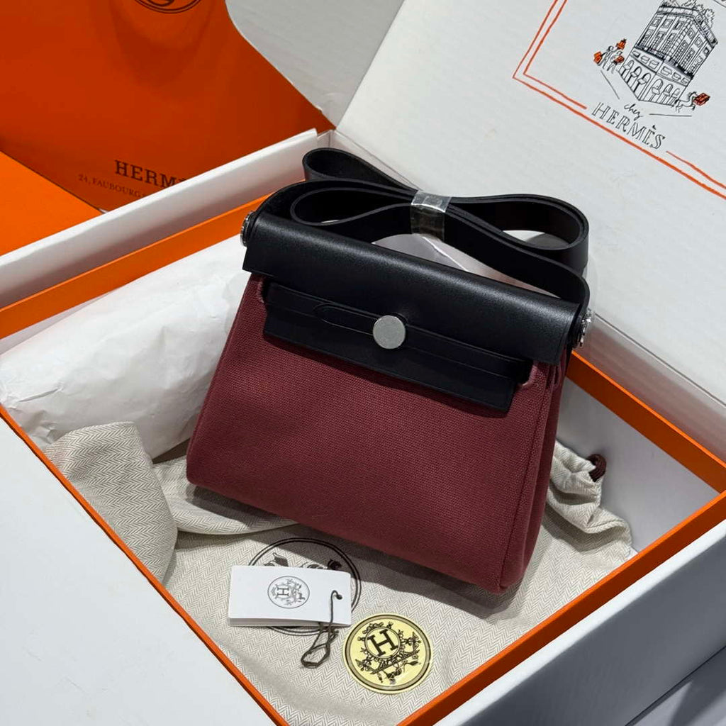 Hermes 316421 Herbag Hermes bags H80121 Brown Leather