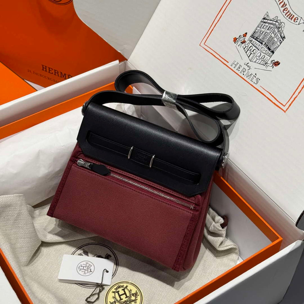 Hermes 316421 Herbag Hermes bags H80121 Brown Leather