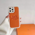 Hermes Apple Iphone Leather Premium Deluxe Phone Case H66321 - iPhone15pro max £¨6.7£© - View 1