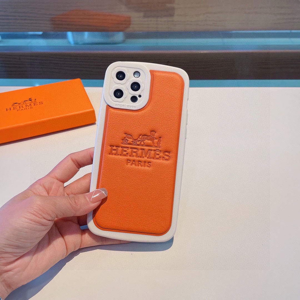 Hermes Apple Iphone Leather Premium Deluxe Phone Case H66321
