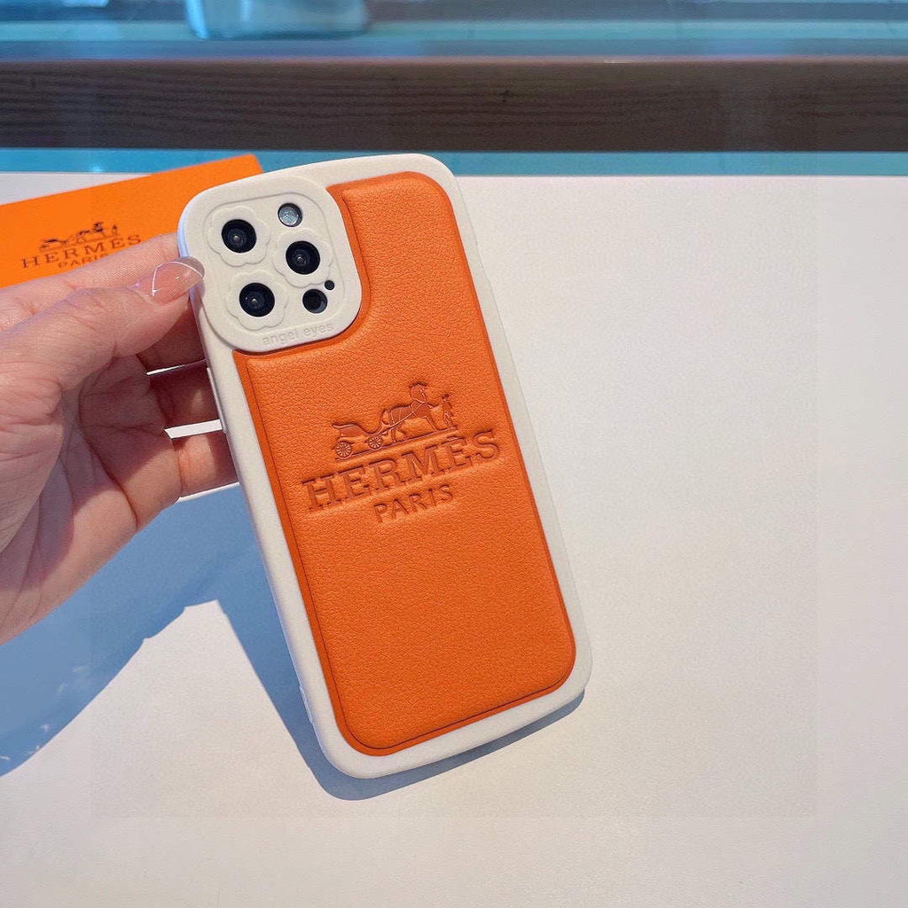 Hermes Apple Iphone Leather Premium Deluxe Phone Case H66321