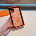 Hermes Apple Iphone Leather Premium Deluxe Phone Case H66322 - iPhone15pro max £¨6.7£© - View 1