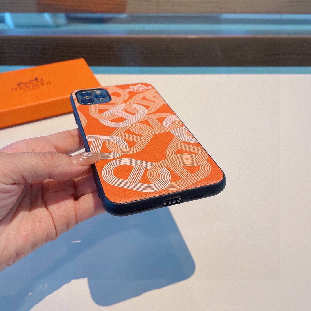 Hermes Apple Iphone Leather Premium Deluxe Phone Case H66322