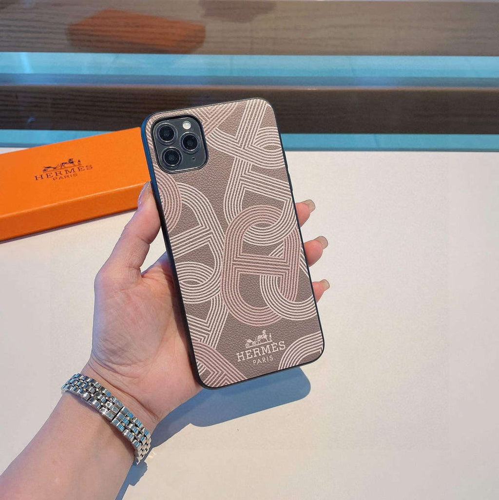 Hermes Apple Iphone Leather Premium Deluxe Phone Case H66323