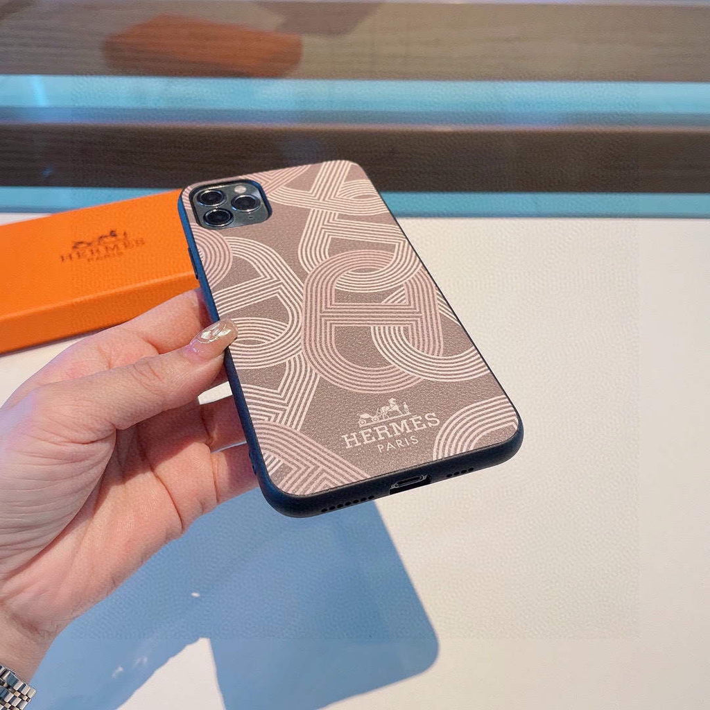 Hermes Apple Iphone Leather Premium Deluxe Phone Case H66323