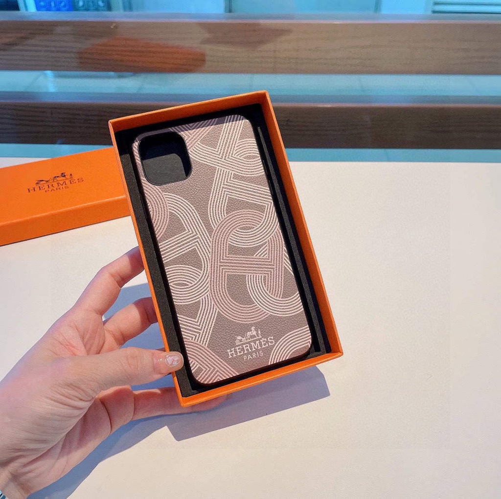 Hermes Apple Iphone Leather Premium Deluxe Phone Case H66323