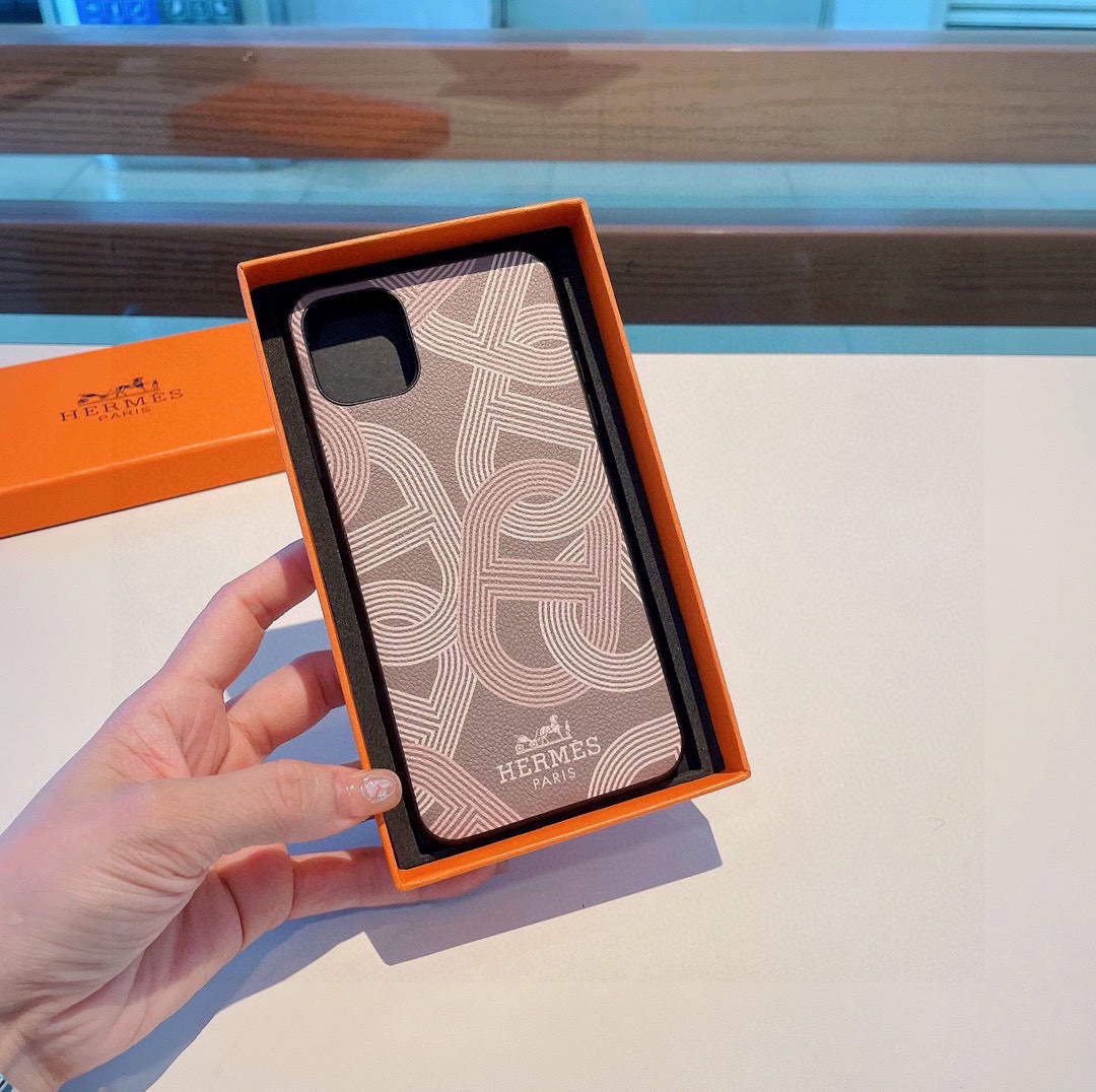 Hermes Apple Iphone Leather Premium Deluxe Phone Case H66323 - iPhone15pro max £¨6.7£© - View 7