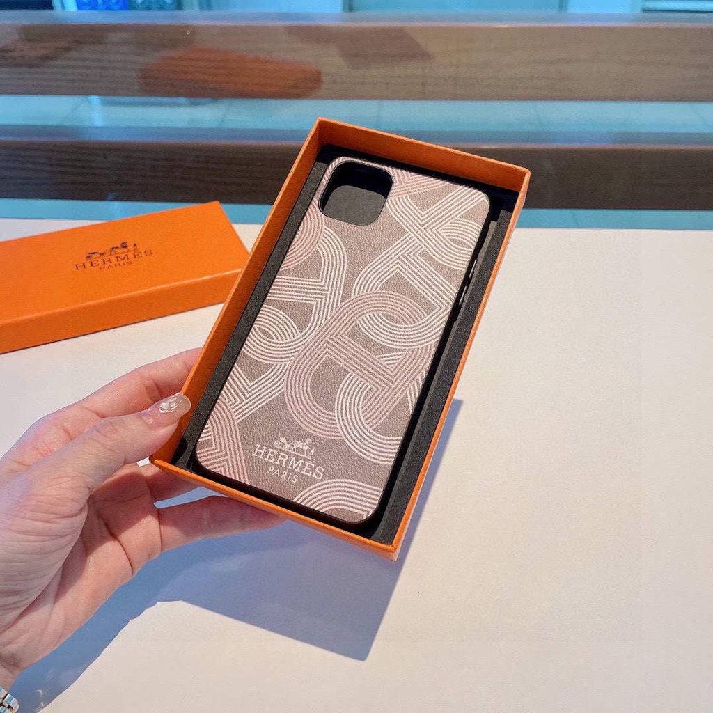 Hermes Apple Iphone Leather Premium Deluxe Phone Case H66323
