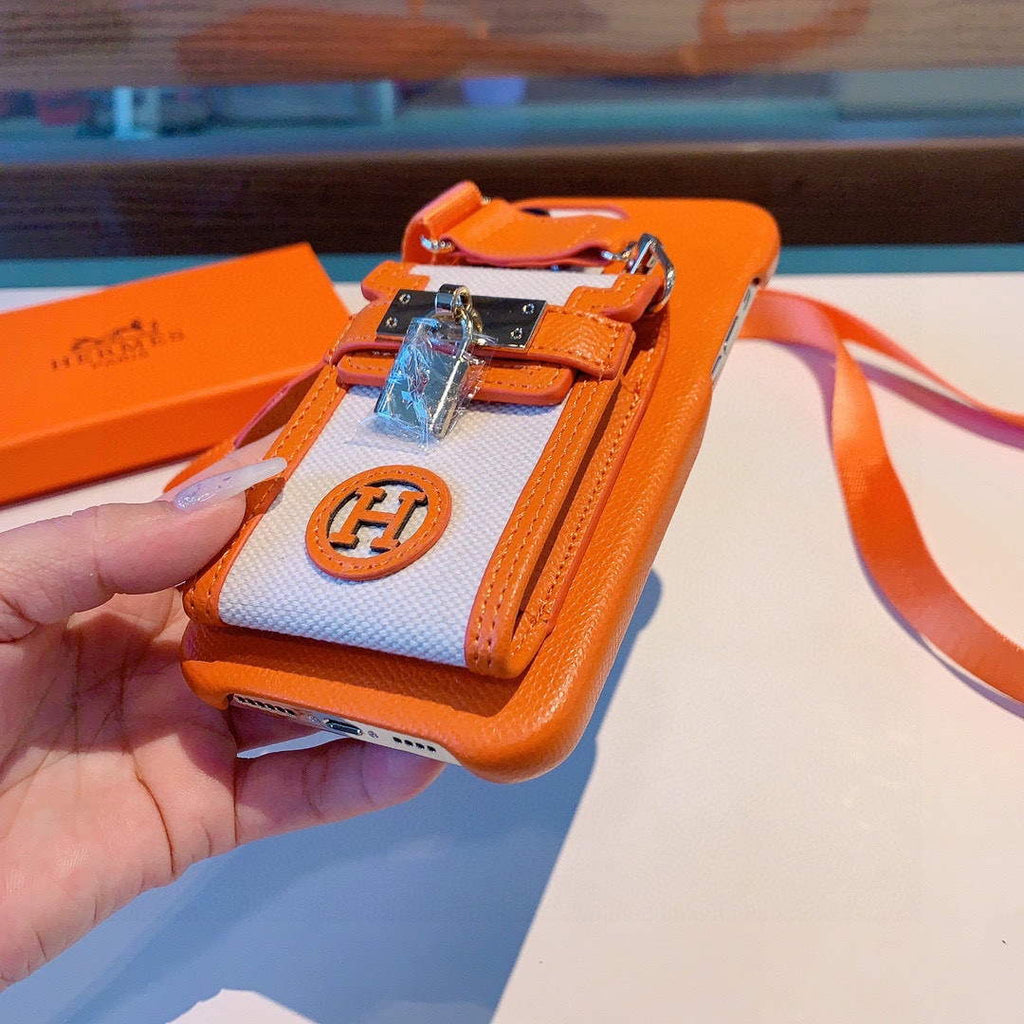 Hermes Apple Iphone Leather Premium Deluxe Phone Case H66325