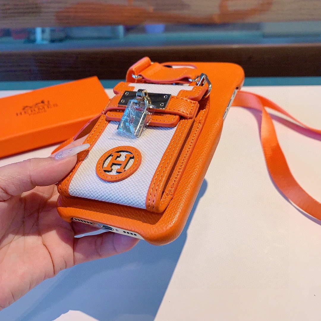 Hermes Apple Iphone Leather Premium Deluxe Phone Case H66325