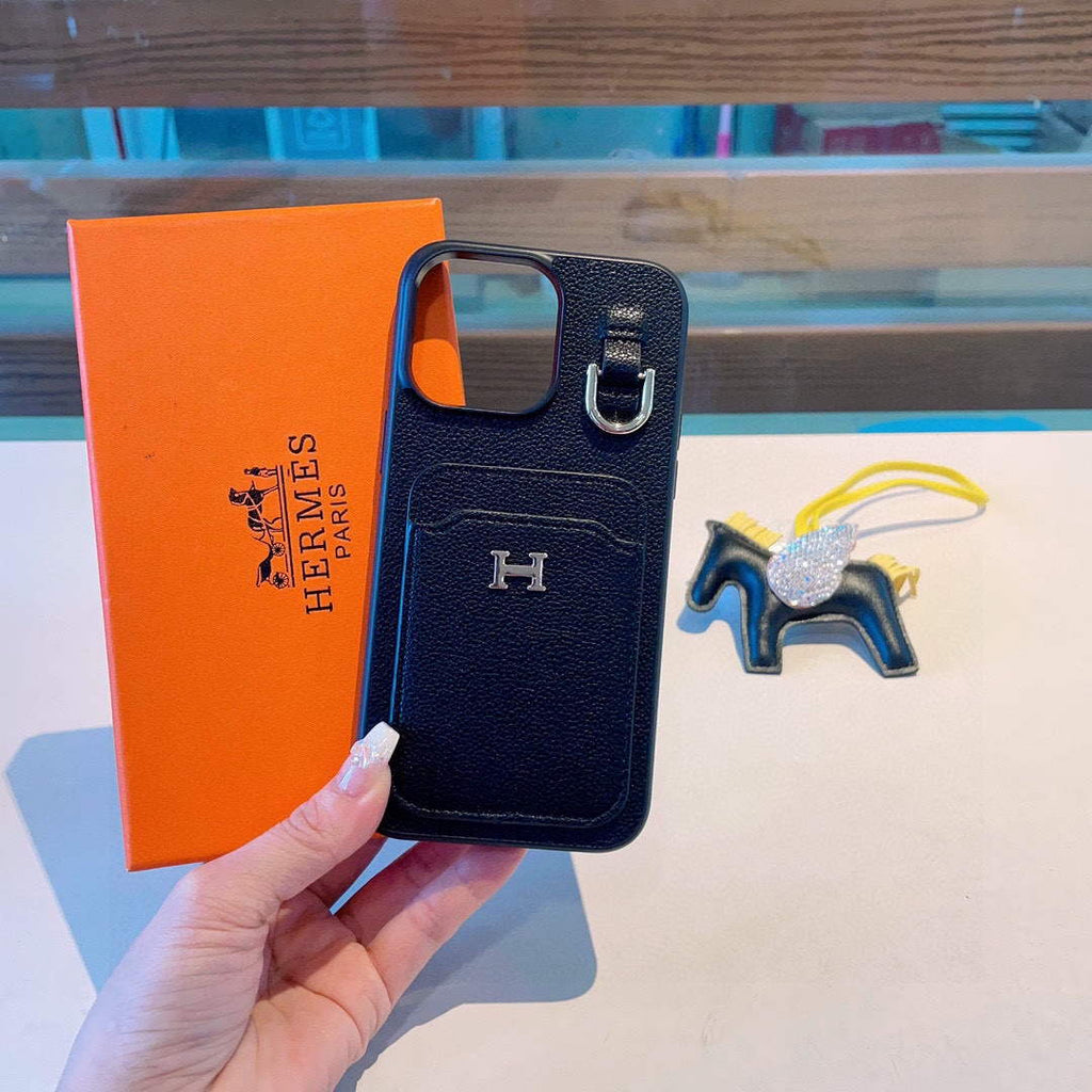 Hermes Apple Iphone Leather Premium Deluxe Phone Case H66326