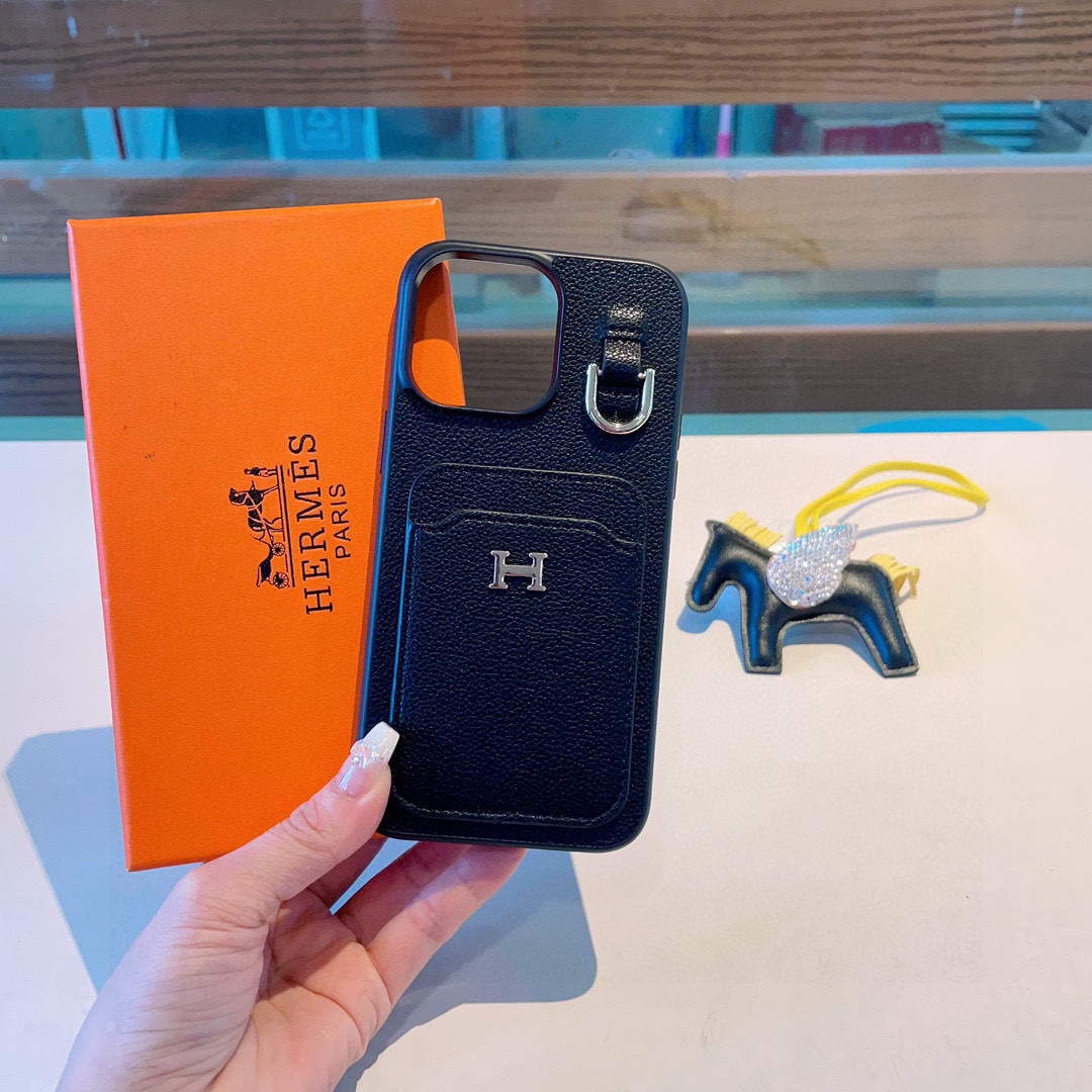 Hermes Apple Iphone Leather Premium Deluxe Phone Case H66326