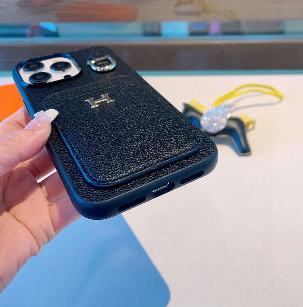 Hermes Apple Iphone Leather Premium Deluxe Phone Case H66326