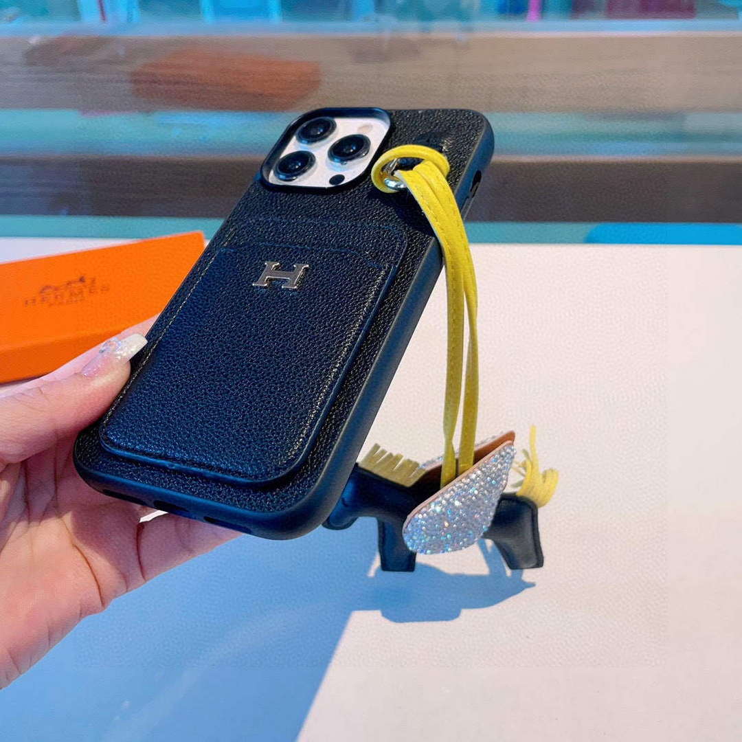 Hermes Apple Iphone Leather Premium Deluxe Phone Case H66326